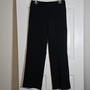 Express Black Dress Office Pants Side Zip Wide Leg Trousers Slacks Size 6